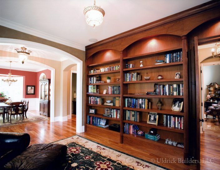 Custom Home - Built-in Bookcase